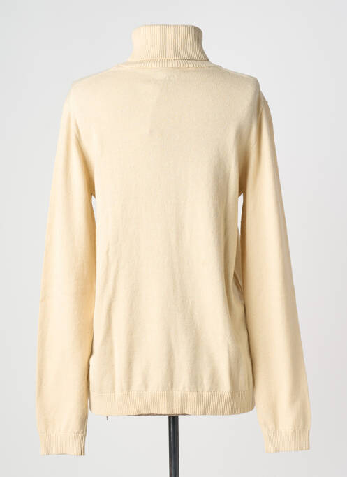 Pull col roulé coupe cintrée manches longues beige LEE COOPER femme