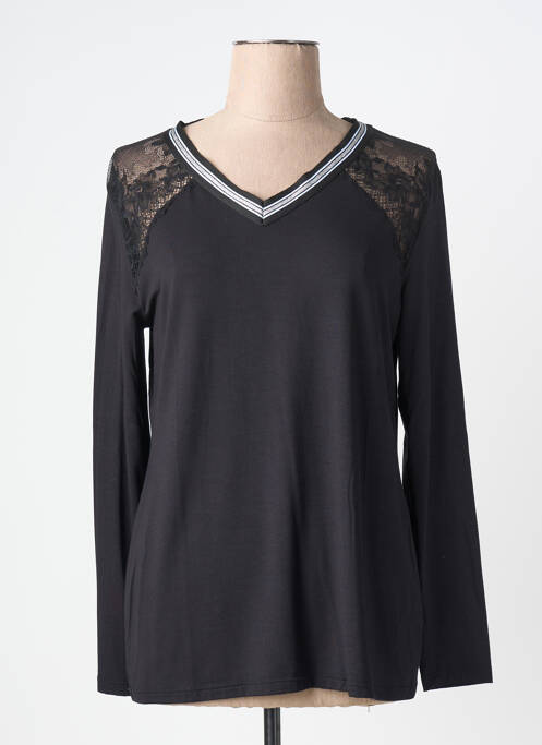 T-shirt manches longues manches longues noir JANIRA femme