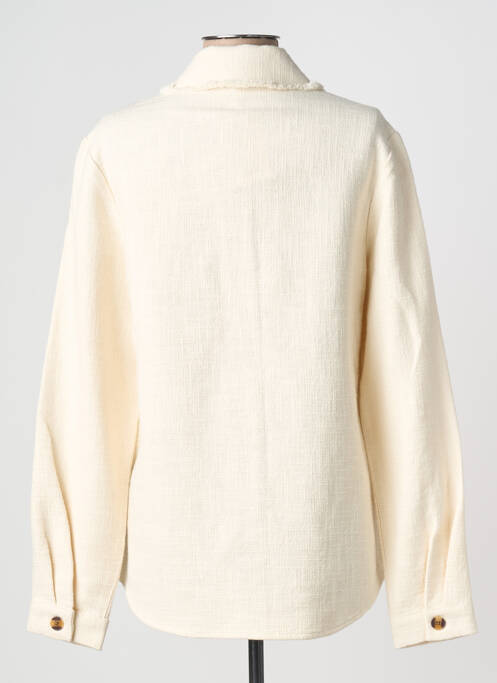 Veste casual coupe droite beige C'EST BEAU LA VIE femme