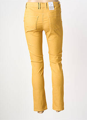 Pantalon slim stretch taille normale jaune LEE COOPER femme