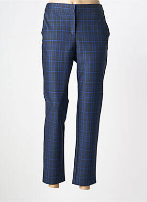 Pantalon 7/8 stretch taille normale bleu PAZ TORRAS femme