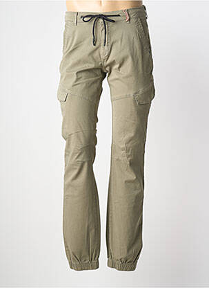 Pantalon cargo poches taille normale vert PIONEER femme