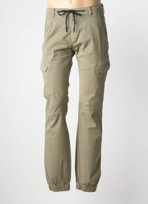 Pantalon cargo poches taille normale vert PIONEER femme