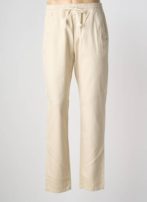 Pantalon droit taille élastique taille normale beige LEE COOPER femme