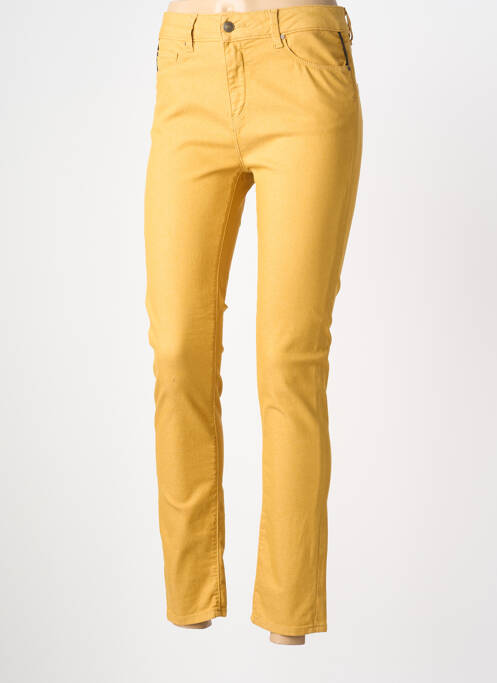 Pantalon slim stretch taille normale jaune LEE COOPER femme