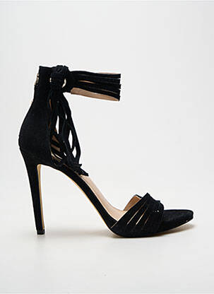 Sandales/nu pieds talon aiguille talon haut de 10cm et plus noir GUESS femme