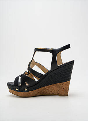 Sandales/nu pieds talon compensé talon haut de 10cm et plus noir GUESS femme