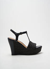 Sandales/nu pieds talon compensé talon haut de 10cm et plus noir UGG femme