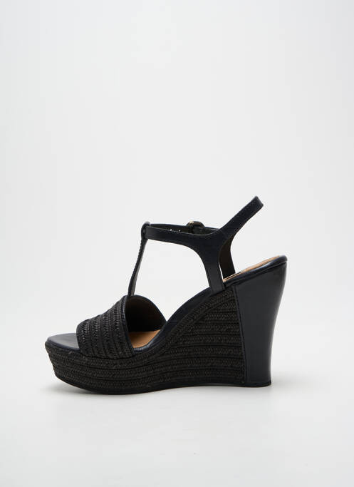 Sandales/nu pieds talon compensé talon haut de 10cm et plus noir UGG femme