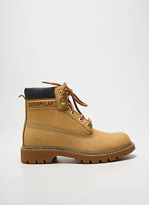 Bottines/boots talon bas talon plat jusqu'à 3cm beige CAT femme