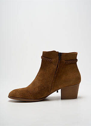 Bottines/boots cubain talon de 4 à 6cm marron SCHMOOVE femme