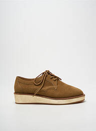 Derbies bout rond talon plat jusqu'à 3cm marron SCHMOOVE femme