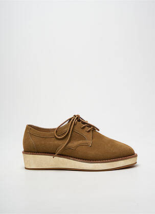 Derbies bout rond talon plat jusqu'à 3cm marron SCHMOOVE femme