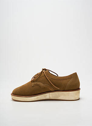 Derbies bout rond talon plat jusqu'à 3cm marron SCHMOOVE femme