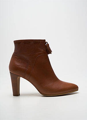 Bottines/boots bout pointu talon de 7 à 9cm marron SCHMOOVE femme