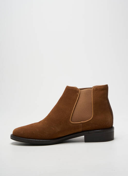 Bottines/boots talon bas talon plat jusqu'à 3cm marron SCHMOOVE femme