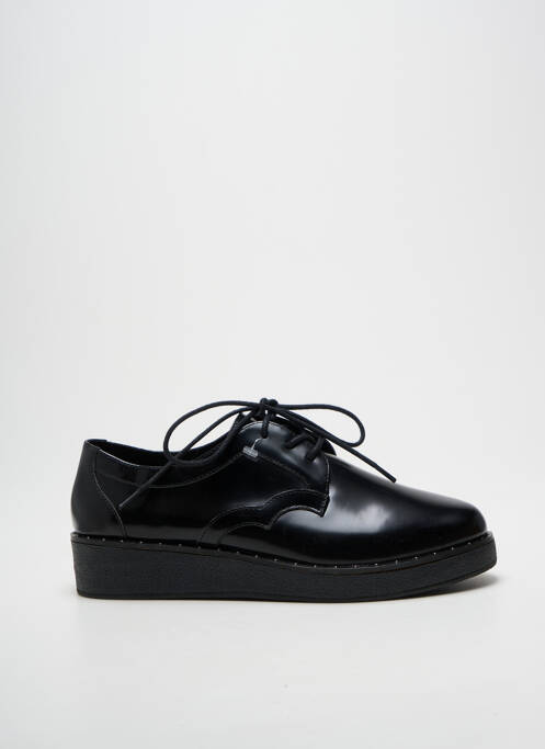 Derbies matière lisse talon plat jusqu'à 3cm noir SCHMOOVE femme