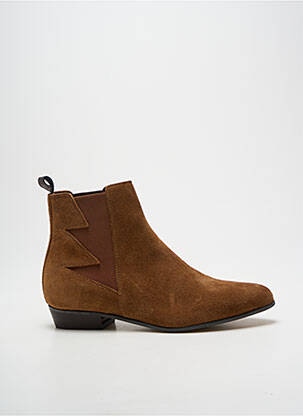 Bottines/boots bout pointu talon plat jusqu'à 3cm marron SCHMOOVE femme