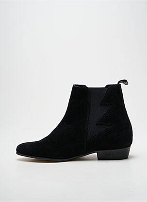 Bottines/boots bout pointu talon plat jusqu'à 3cm noir SCHMOOVE femme