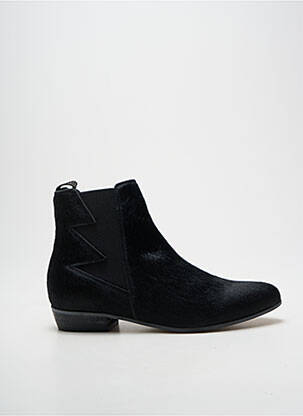 Bottines/boots cubain talon plat jusqu'à 3cm noir SCHMOOVE femme