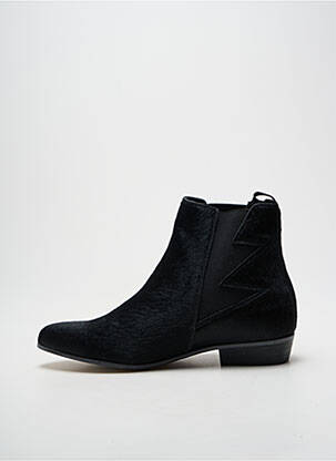 Bottines/boots cubain talon plat jusqu'à 3cm noir SCHMOOVE femme