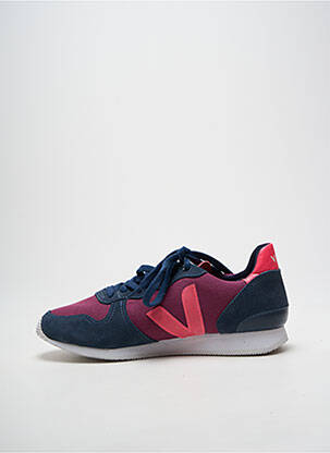 Baskets bout rond talon plat jusqu'à 3cm bleu VEJA femme