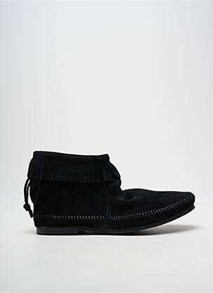Bottines/boots talon bas talon plat jusqu'à 3cm noir MINNETONKA femme