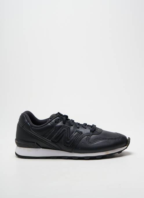 Baskets bout rond talon plat jusqu'à 3cm noir NEW BALANCE femme