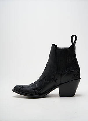Bottines/boots bout pointu talon de 7 à 9cm noir MEXICANA femme