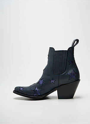 Bottines/boots bout pointu talon de 4 à 6cm bleu MEXICANA femme