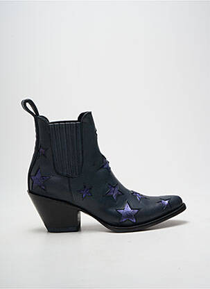 Bottines/boots bout pointu talon de 4 à 6cm bleu MEXICANA femme