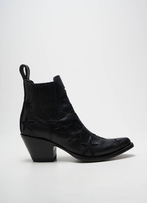 Bottines/boots bout pointu talon de 7 à 9cm noir MEXICANA femme