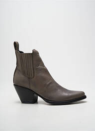 Bottines/boots bout pointu talon de 4 à 6cm gris MEXICANA femme