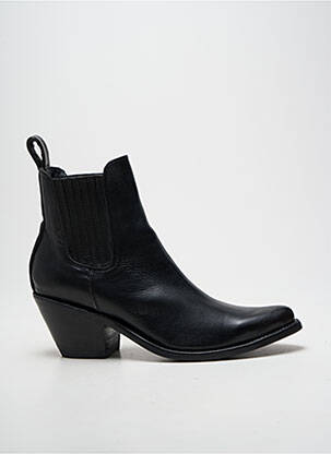 Bottines/boots bout pointu talon de 4 à 6cm noir MEXICANA femme