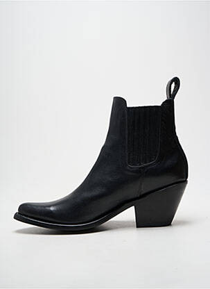 Bottines/boots bout pointu talon de 4 à 6cm noir MEXICANA femme