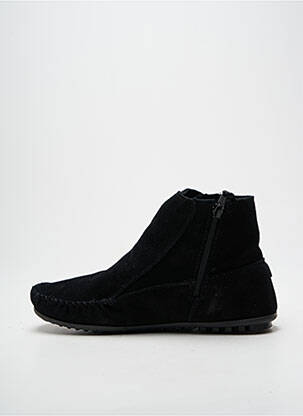 Bottines/boots bout rond talon plat jusqu'à 3cm noir MINNETONKA femme