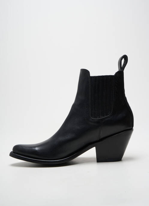 Bottines/boots bout pointu talon de 4 à 6cm noir MEXICANA femme