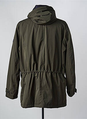 Blouson fermeture zippée sous rabat pressionné vert HECHTER STUDIO homme