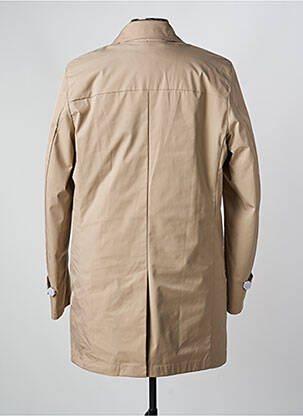 Trench fermeture boutonnée sur le devant sans capuche beige HECHTER STUDIO homme
