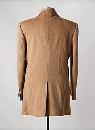 Manteau long epaulette sans capuche beige WOOL AND CASHMERE homme