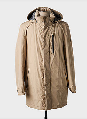 Parka manches longues a capuche beige HECHTER STUDIO homme