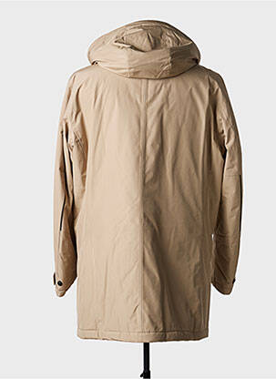 Parka manches longues a capuche beige HECHTER STUDIO homme
