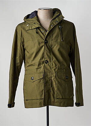 Parka manches longues a capuche vert EDWEEN PEARSON homme