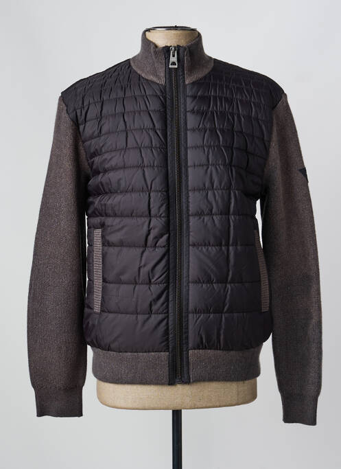 Doudoune manches longues sans capuche noir GUESS homme
