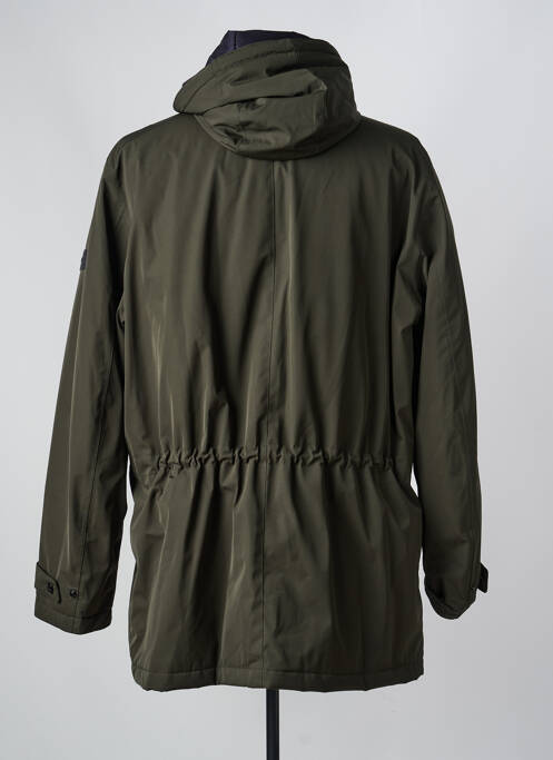 Blouson fermeture zippée sous rabat pressionné vert HECHTER STUDIO homme