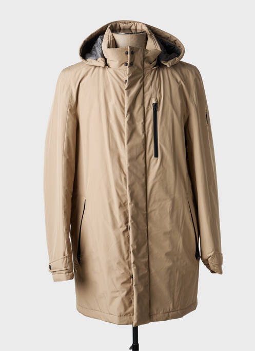 Parka manches longues a capuche beige HECHTER STUDIO homme