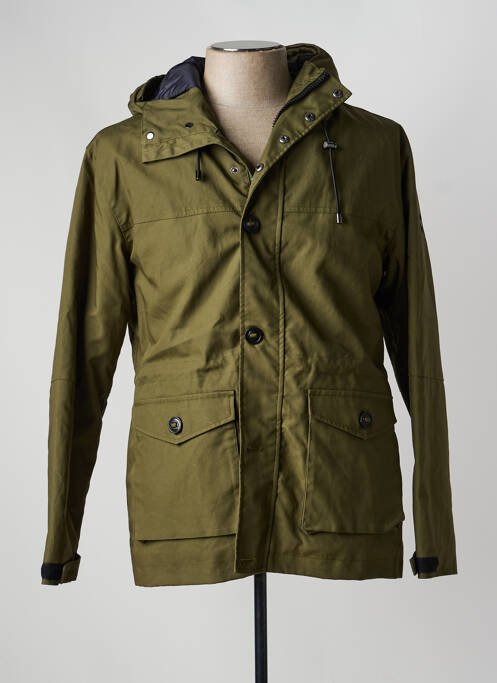 Parka manches longues a capuche vert EDWEEN PEARSON homme