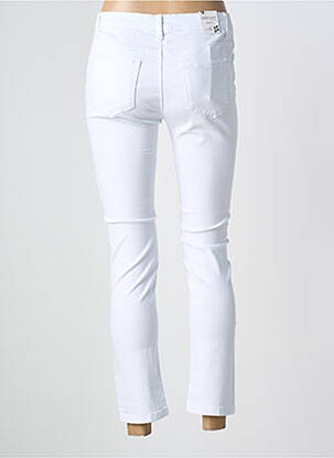 Pantalon 7/8 stretch taille normale blanc MISS FANNY femme