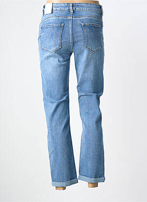 Jeans coupe droite stretch taille normale bleu MAISON ONADO femme