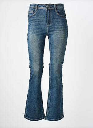 Jean coupe flare stretch taille normale bleu MISS BON femme
